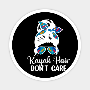 Kayak Hair Don't Care Magnet